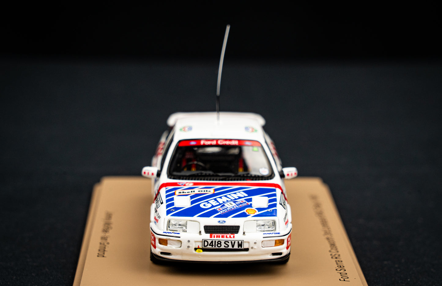 Ford Sierra RS Cosworth #18 J.McRae / I.Grindrod 3rd RAC Rallye 87 1:43 Spark