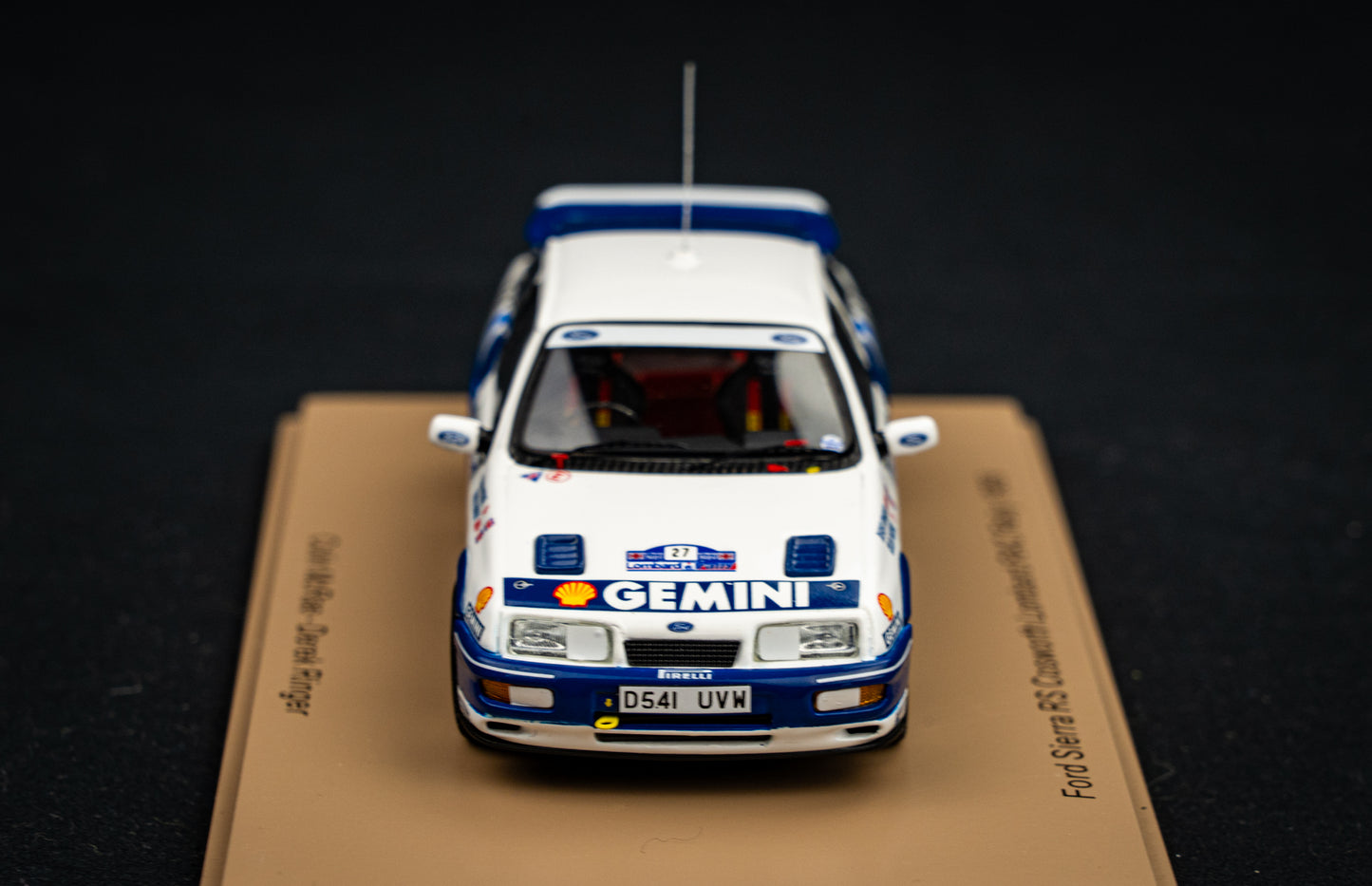 Ford Sierra RS Cosworth #27 C. McRae / D. Ringer RAC Rallye 89 1:43 Spark