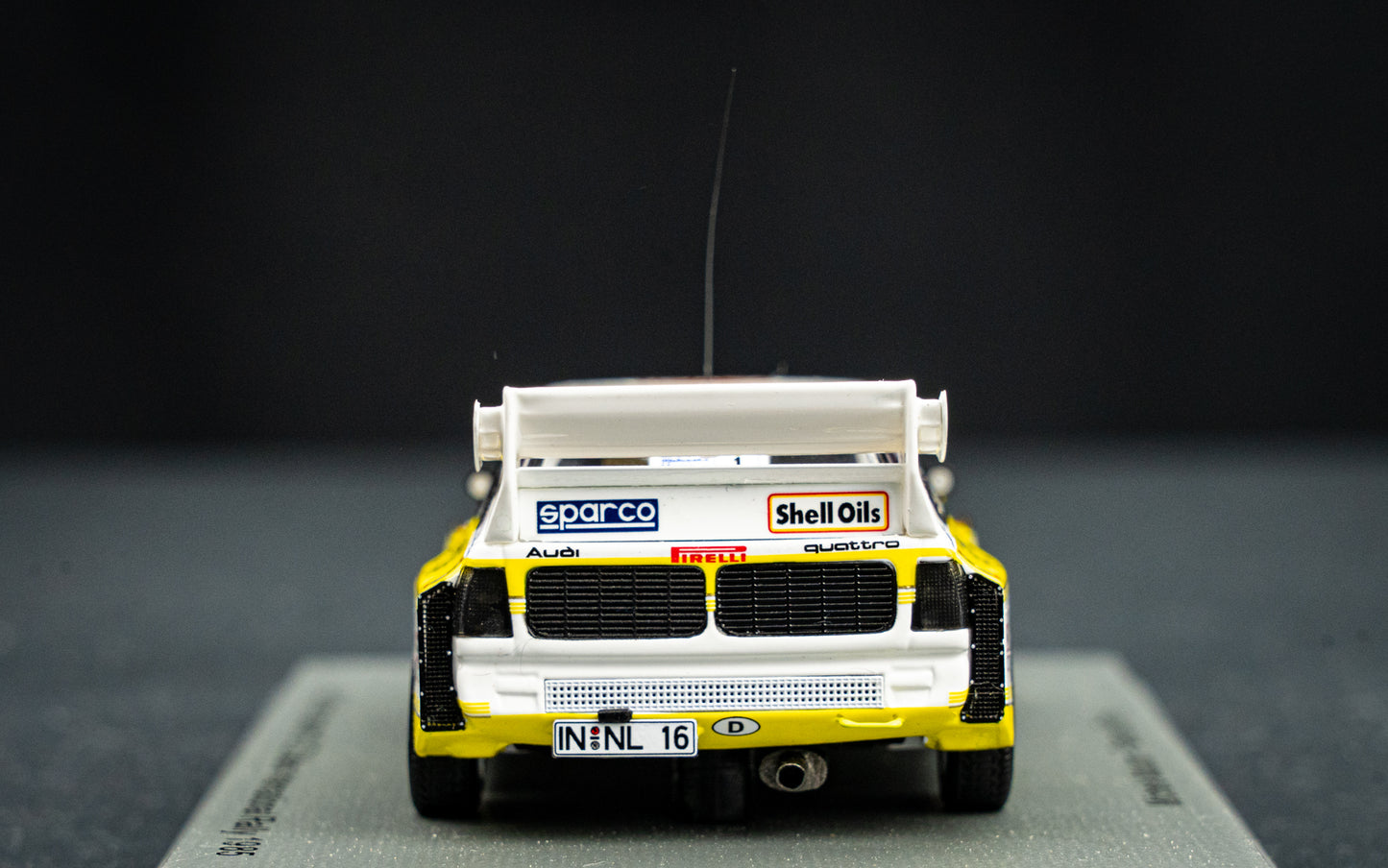 Audi Sport quattro S1 E2 #1 M. Mouton / F. Pons Manx International Rallye 1985 - Spark 1:43