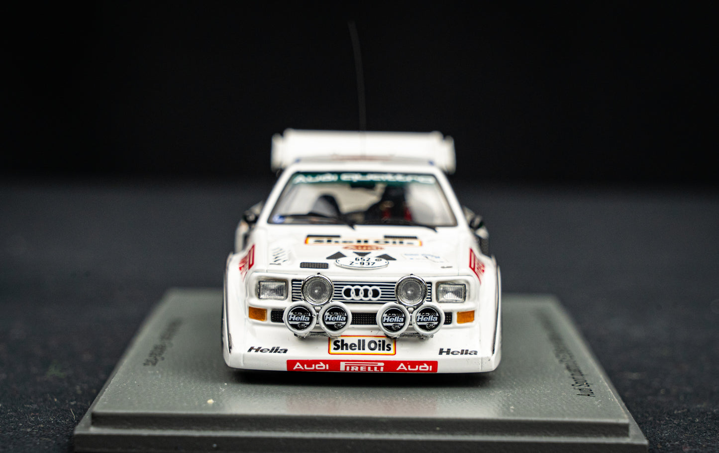 Audi Sport quattro S1 E2 #1 M. Mouton / F. Pons Ulster Rallye 1985 - Spark 1:43