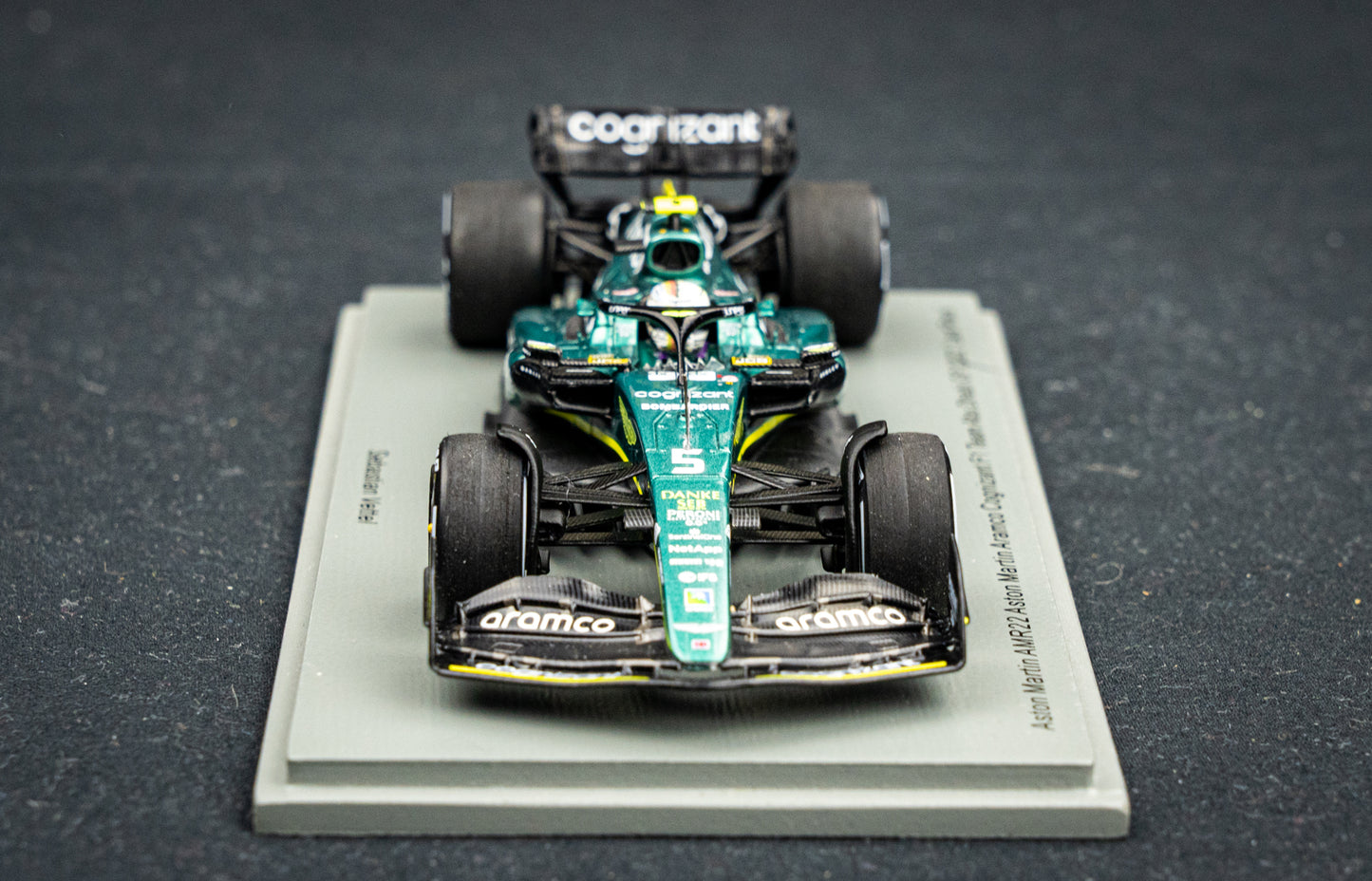 Sebastian Vettel Aston Martin #5 Last Race GP Abu Dhabi 2022 - Spark 1:43
