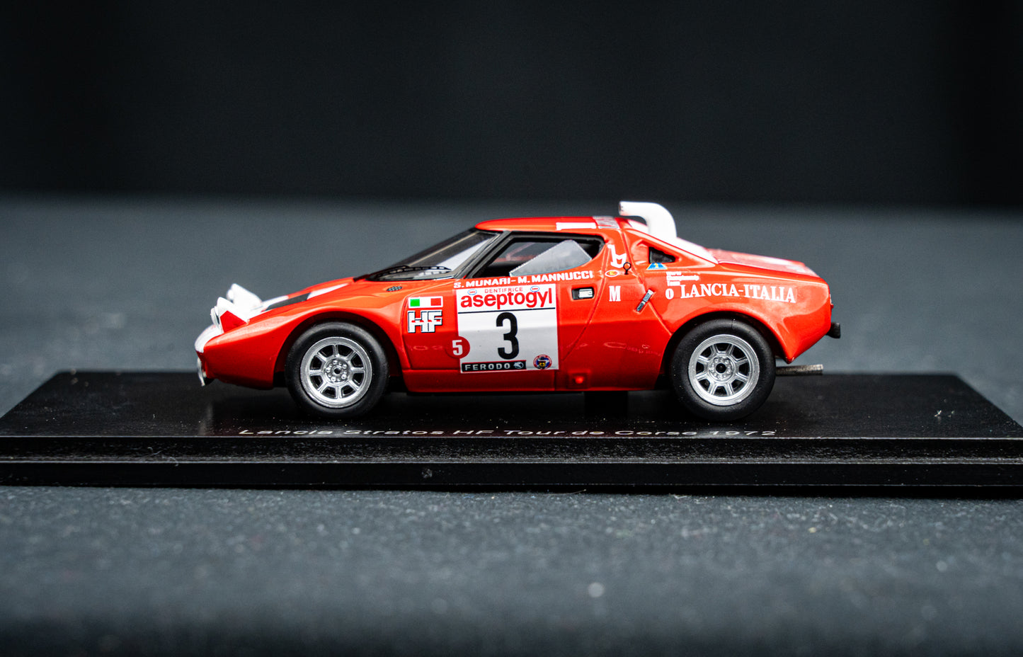 Lancia Stratos HF #3 S. Munari / M. Mannucci - Tour de Corse 1972 - Spark 1:43