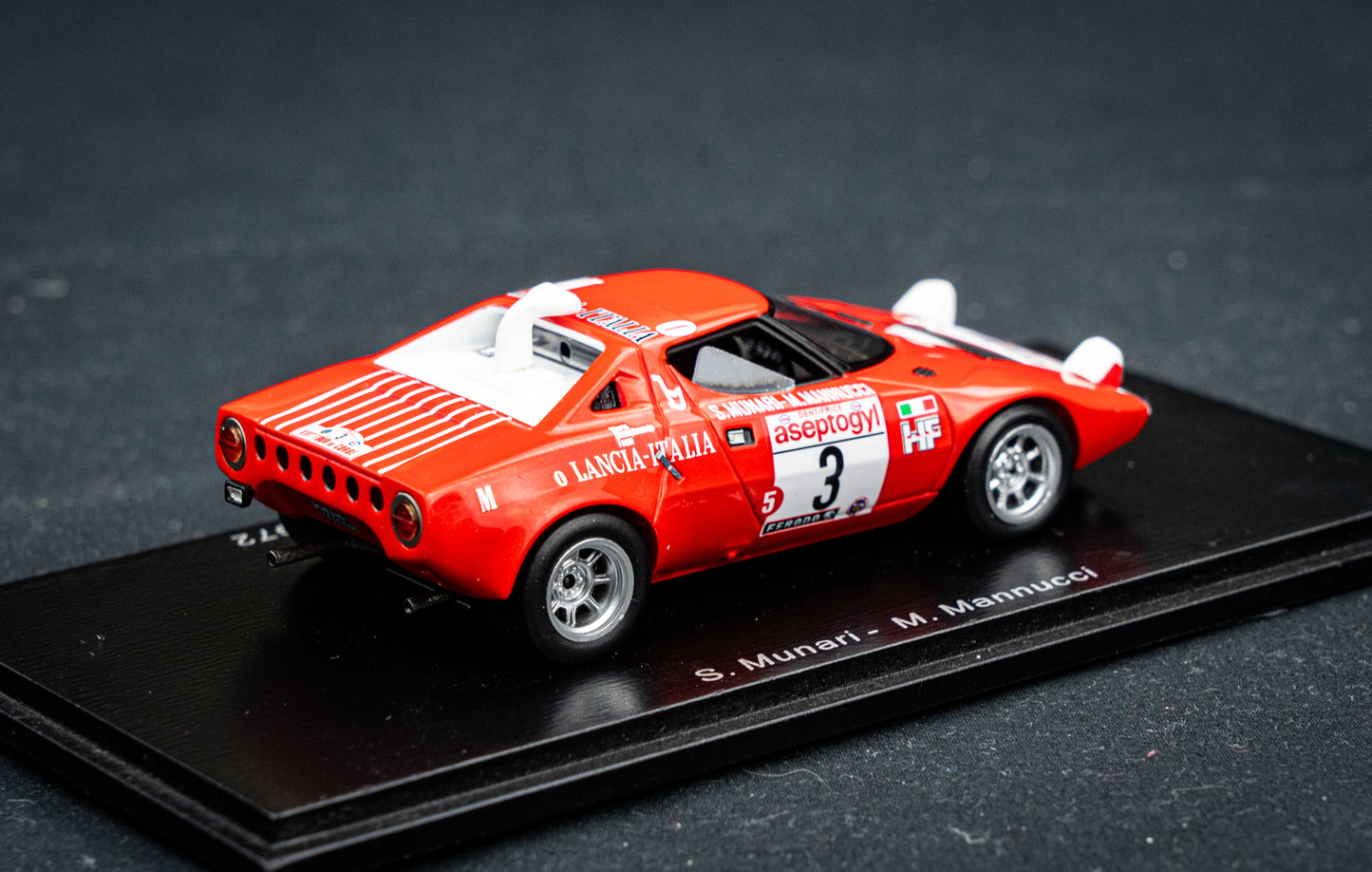 Lancia Stratos HF #3 S. Munari / M. Mannucci - Tour de Corse 1972 - Spark 1:43