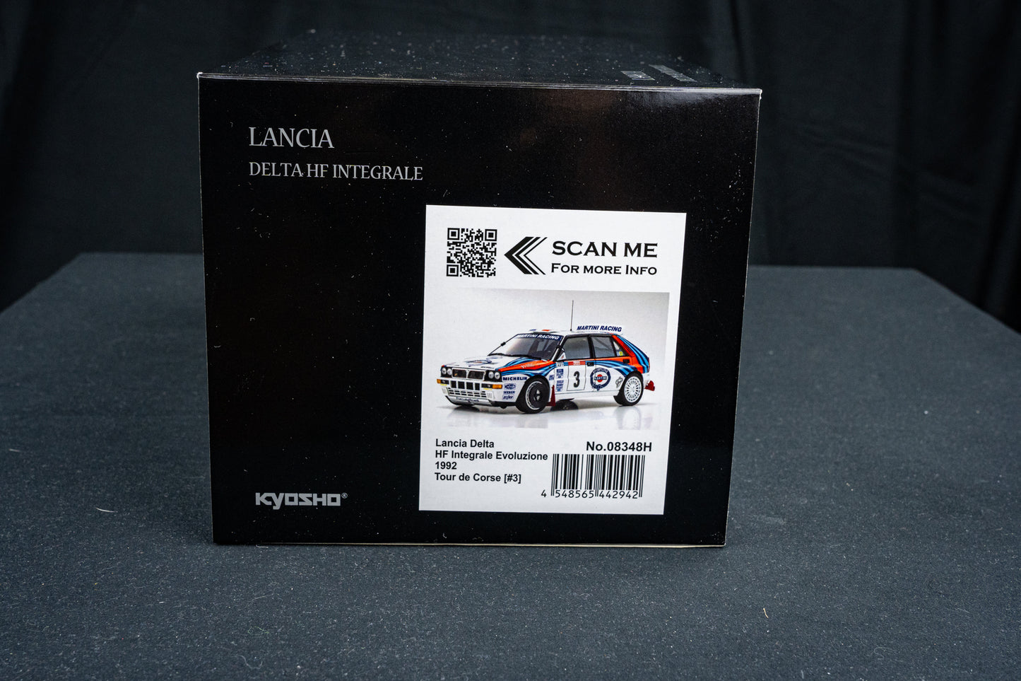 Lancia Delta HF Integrale Evo #3 D. Auriol / B. Occelli Tour de Corse 1992 - Kyosho 1:18