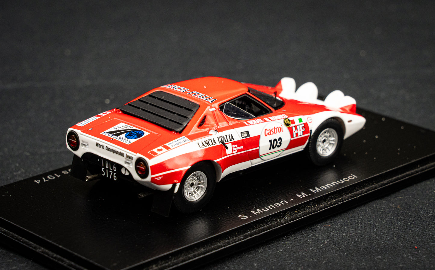 Lancia Stratos HF #103 S. Munari / M. Mannucci - Winner Rallye Rideau Lakes 1974 - Spark 1:43