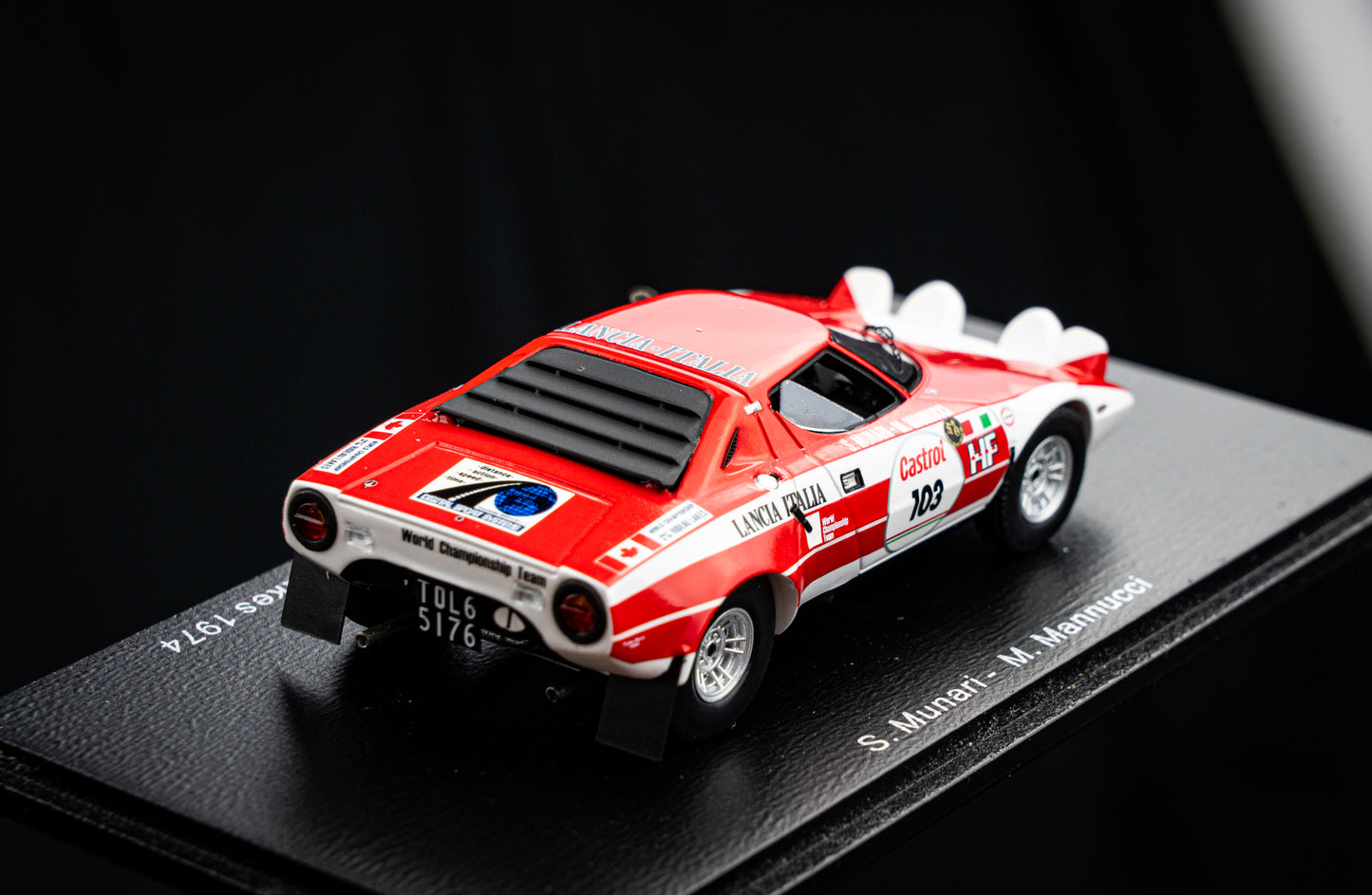 Lancia Stratos HF #103 S. Munari / M. Mannucci - Winner Rallye Rideau Lakes 1974 - Spark 1:43