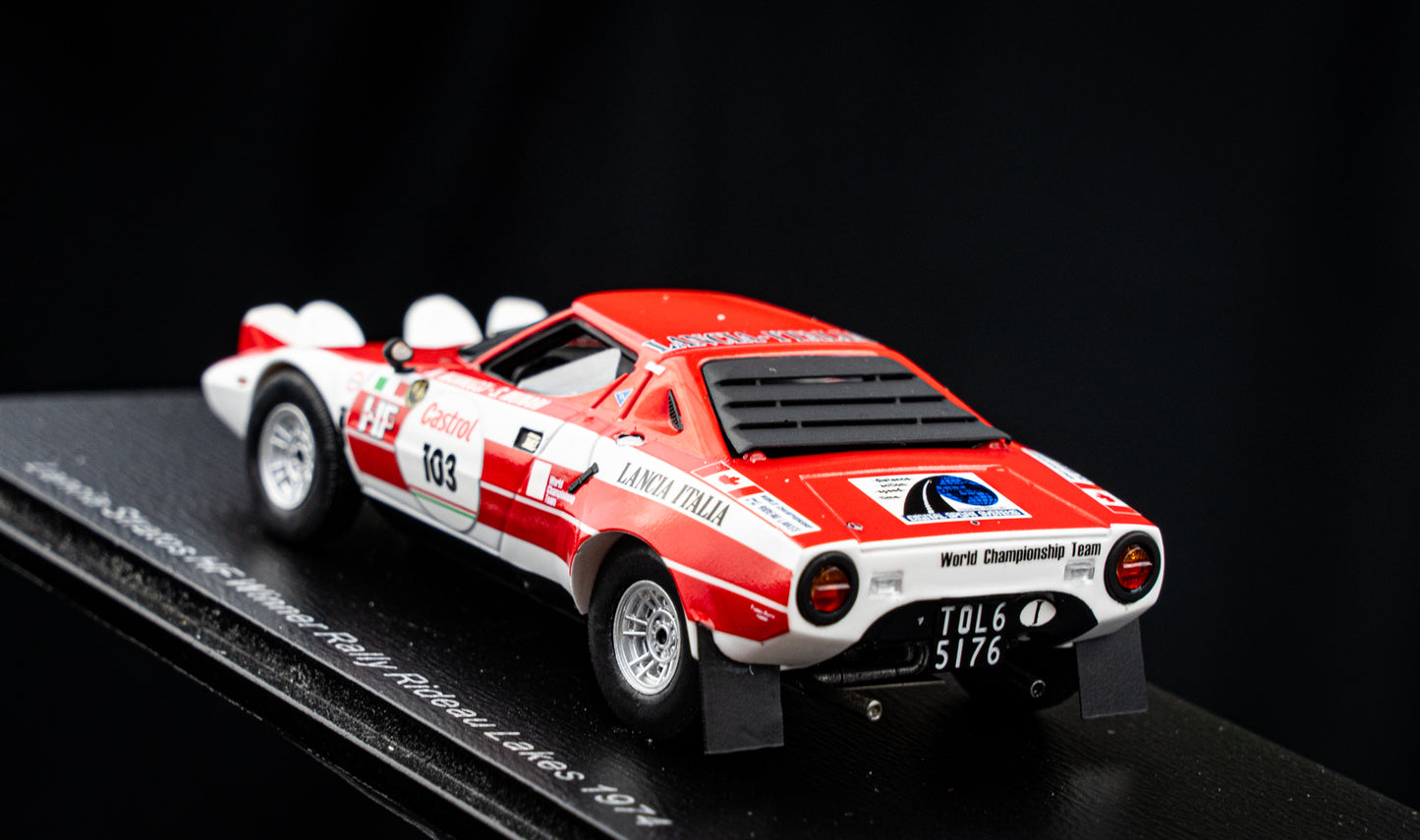 Lancia Stratos HF #103 S. Munari / M. Mannucci - Winner Rallye Rideau Lakes 1974 - Spark 1:43