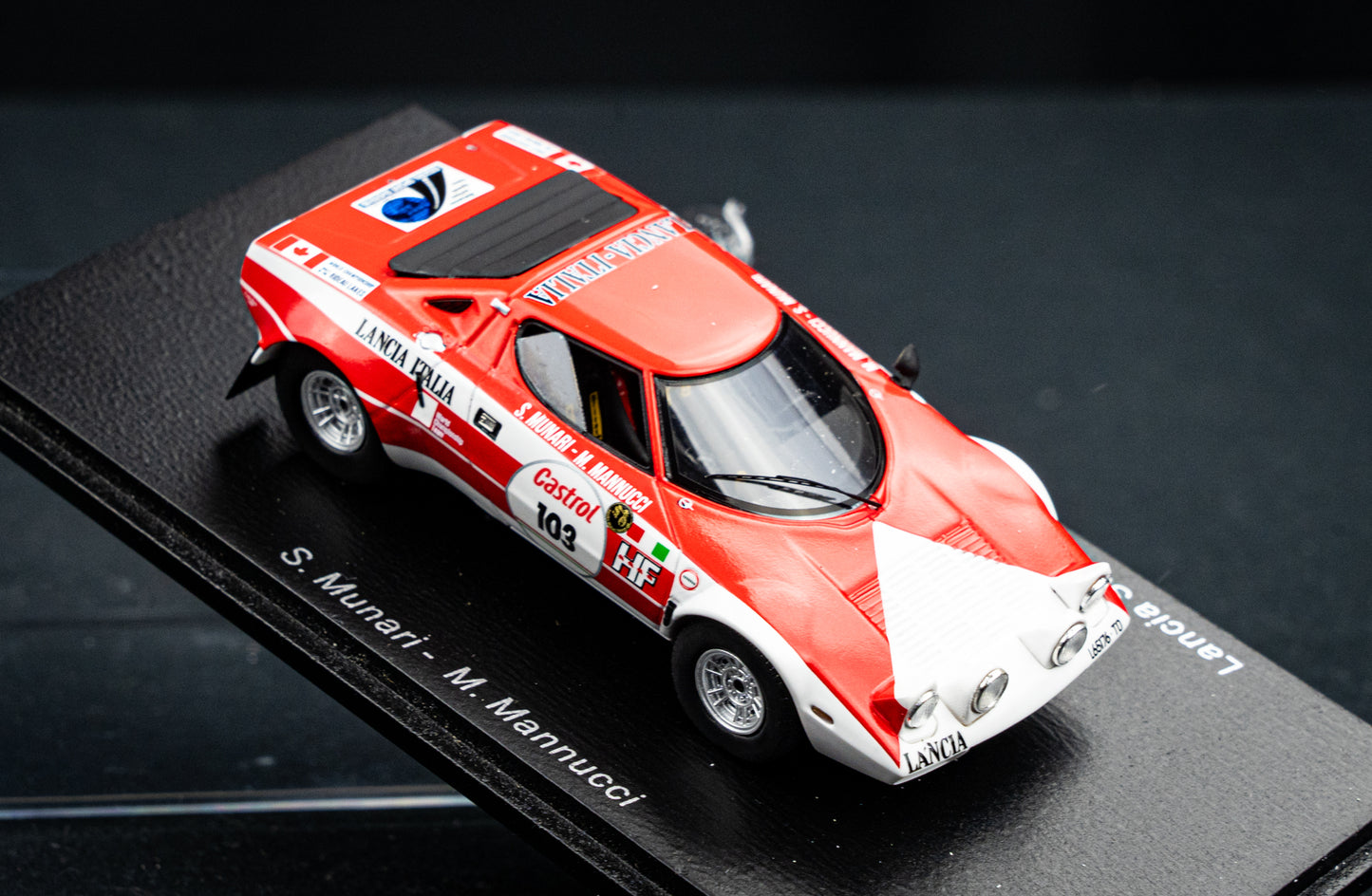 Lancia Stratos HF #103 S. Munari / M. Mannucci - Winner Rallye Rideau Lakes 1974 - Spark 1:43