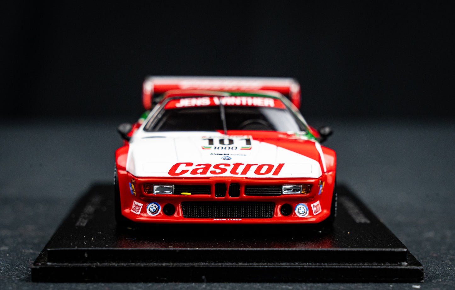 BMW M1 #101 J. Winther / D. Mercer / L-V. Jensen - 24h LeMans 1984 - Spark 1:43