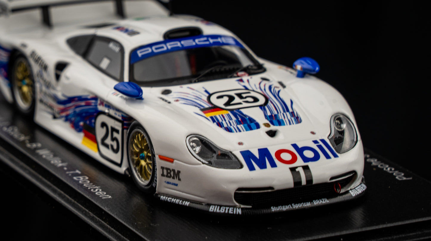 Porsche 911 GT1 #25 Stuck / Wollek / Boutsen - 24h LeMans 1997 - Spark 1:43