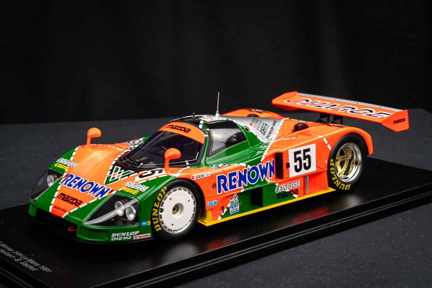 Mazda 787B #55 Winner 24h LeMans 1991 - Weidler / Herbert / Gachot - Spark 1:18
