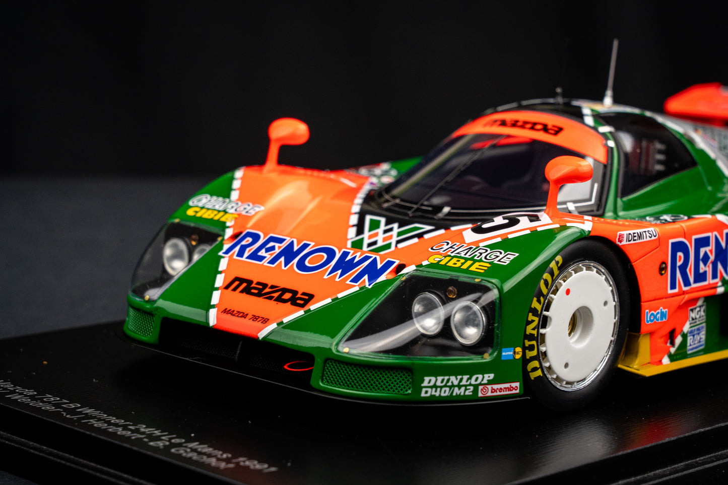 Mazda 787B #55 Winner 24h LeMans 1991 - Weidler / Herbert / Gachot - Spark 1:18