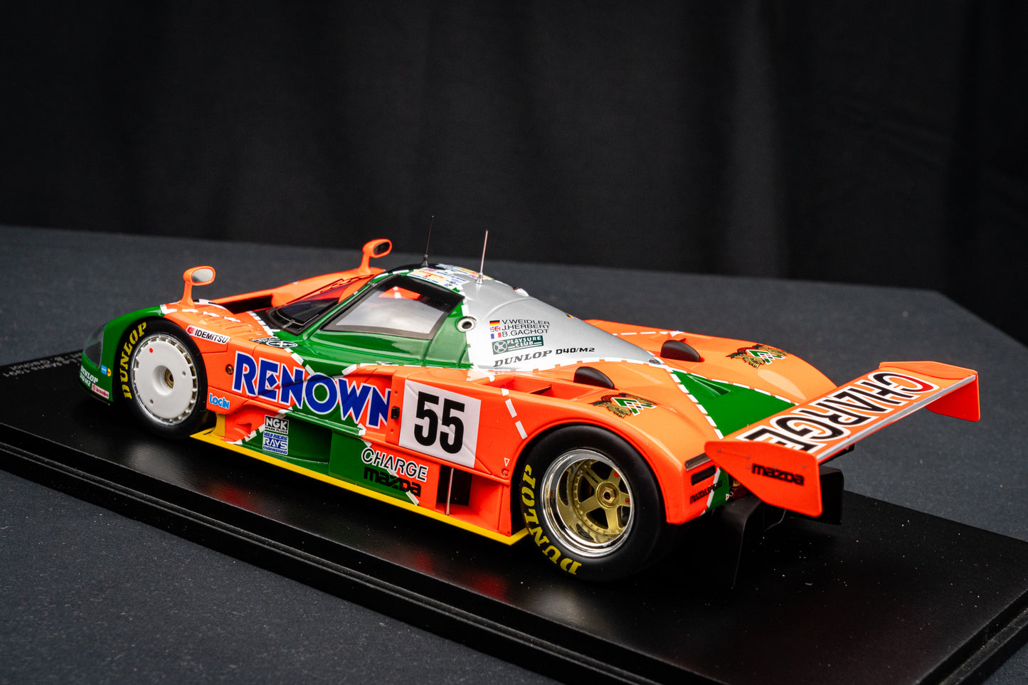 Mazda 787B #55 Winner 24h LeMans 1991 - Weidler / Herbert / Gachot - Spark 1:18