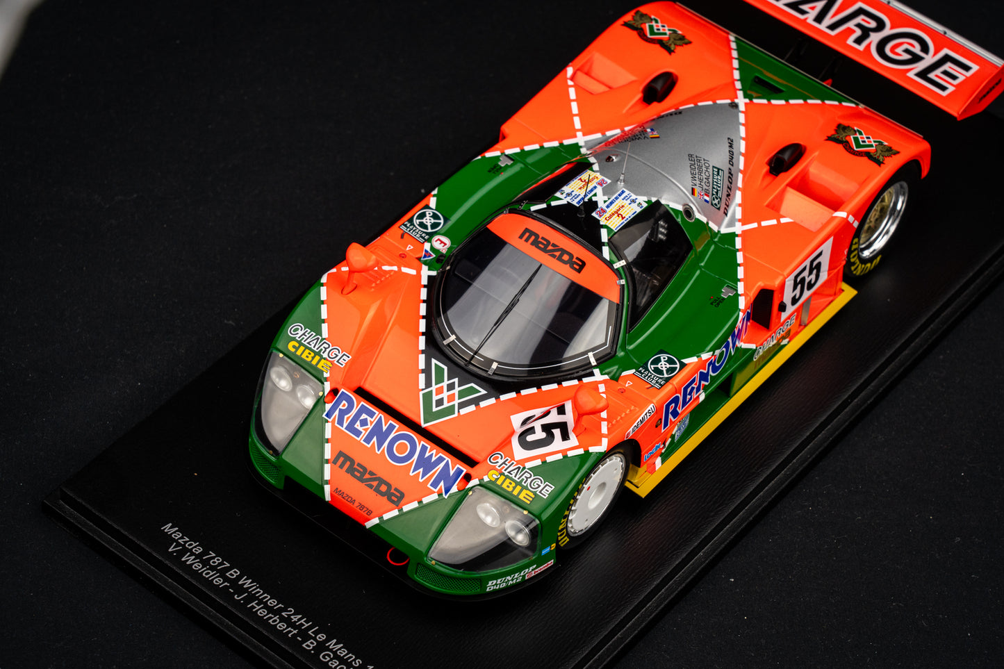 Mazda 787B #55 Winner 24h LeMans 1991 - Weidler / Herbert / Gachot - Spark 1:18