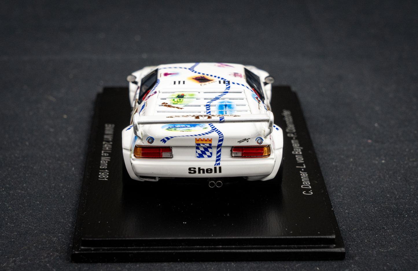 BMW M1 #71 Danner / v. Bayern / Oberndorfer - 24h LeMans 1981 - Spark 1:43
