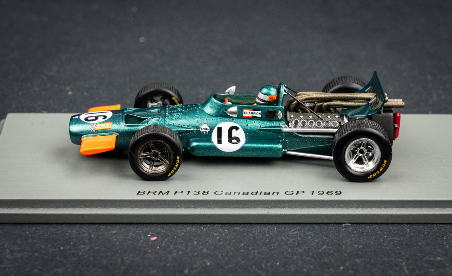 BRM P138 #16 Bill Brack Canadian GP 1969 - Spark 1:43