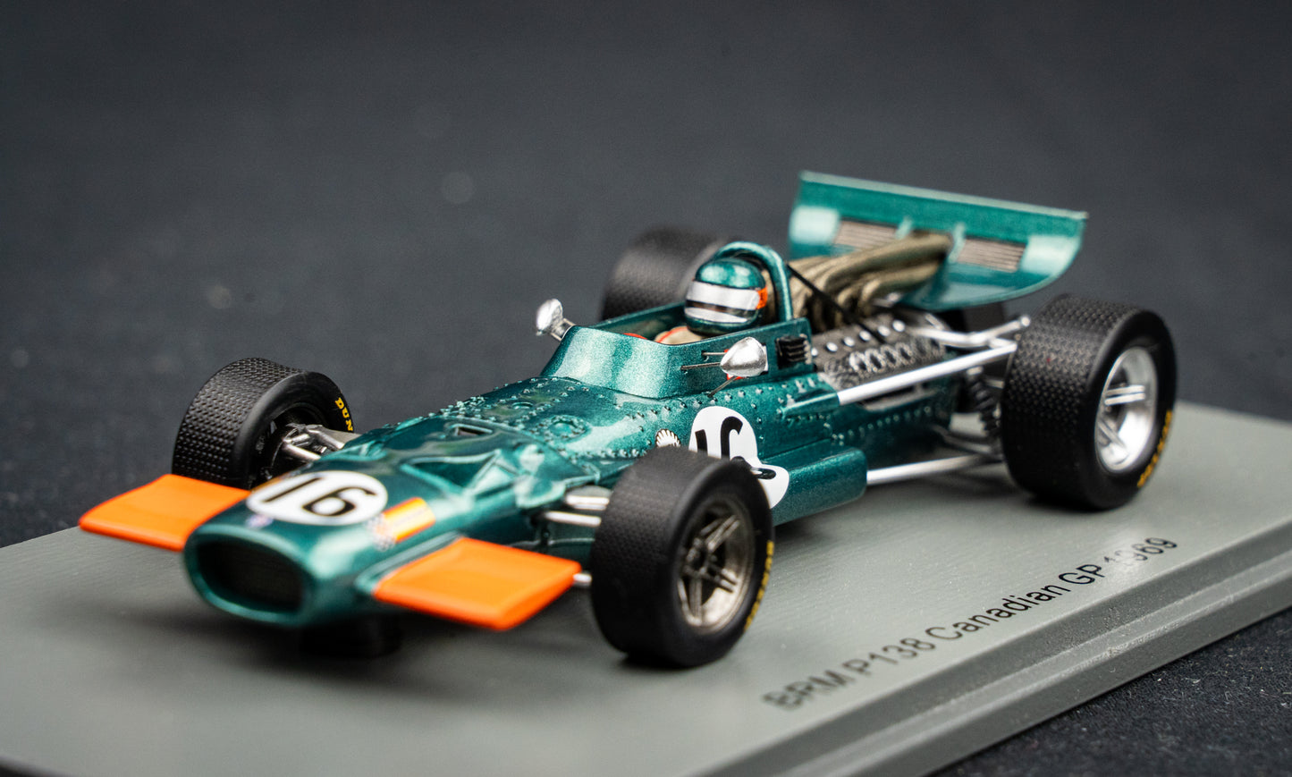 BRM P138 #16 Bill Brack Canadian GP 1969 - Spark 1:43
