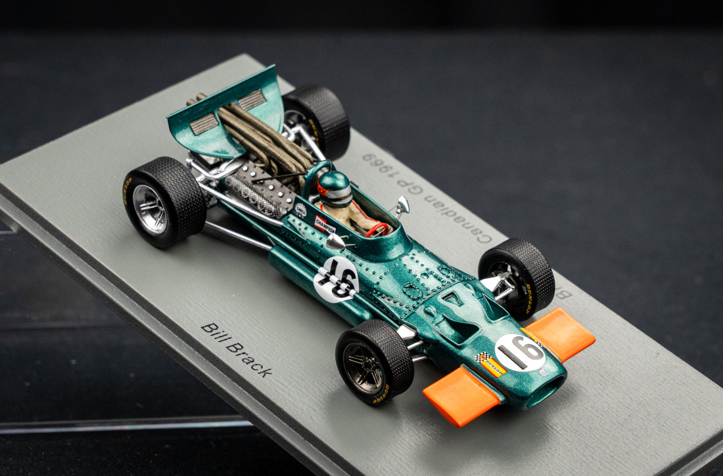 BRM P138 #16 Bill Brack Canadian GP 1969 - Spark 1:43