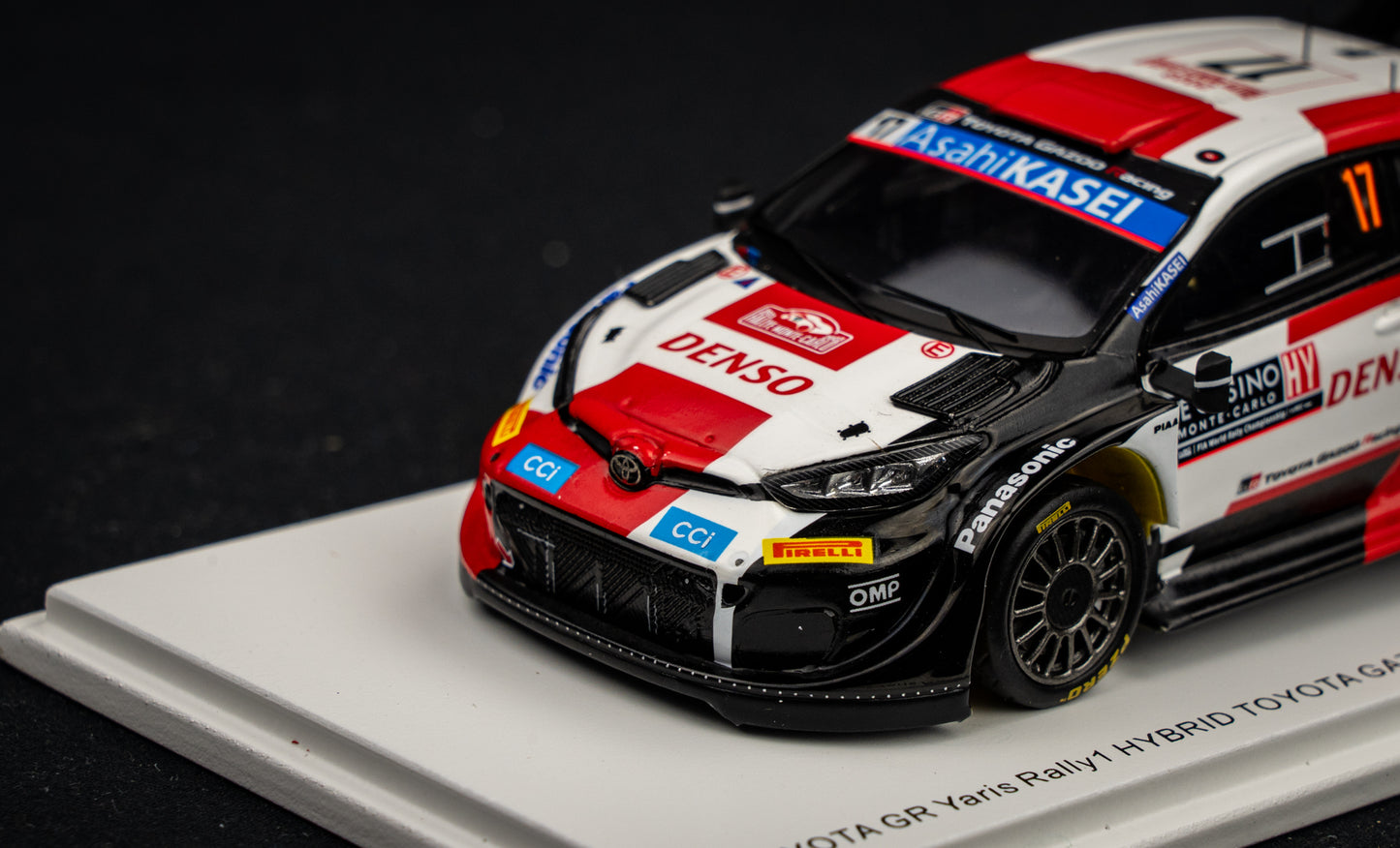 Toyota GR Yaris Rallye1 #17 Ogier / Landais - Winner Rallye Monte Carlo 2023 - Spark 1:43