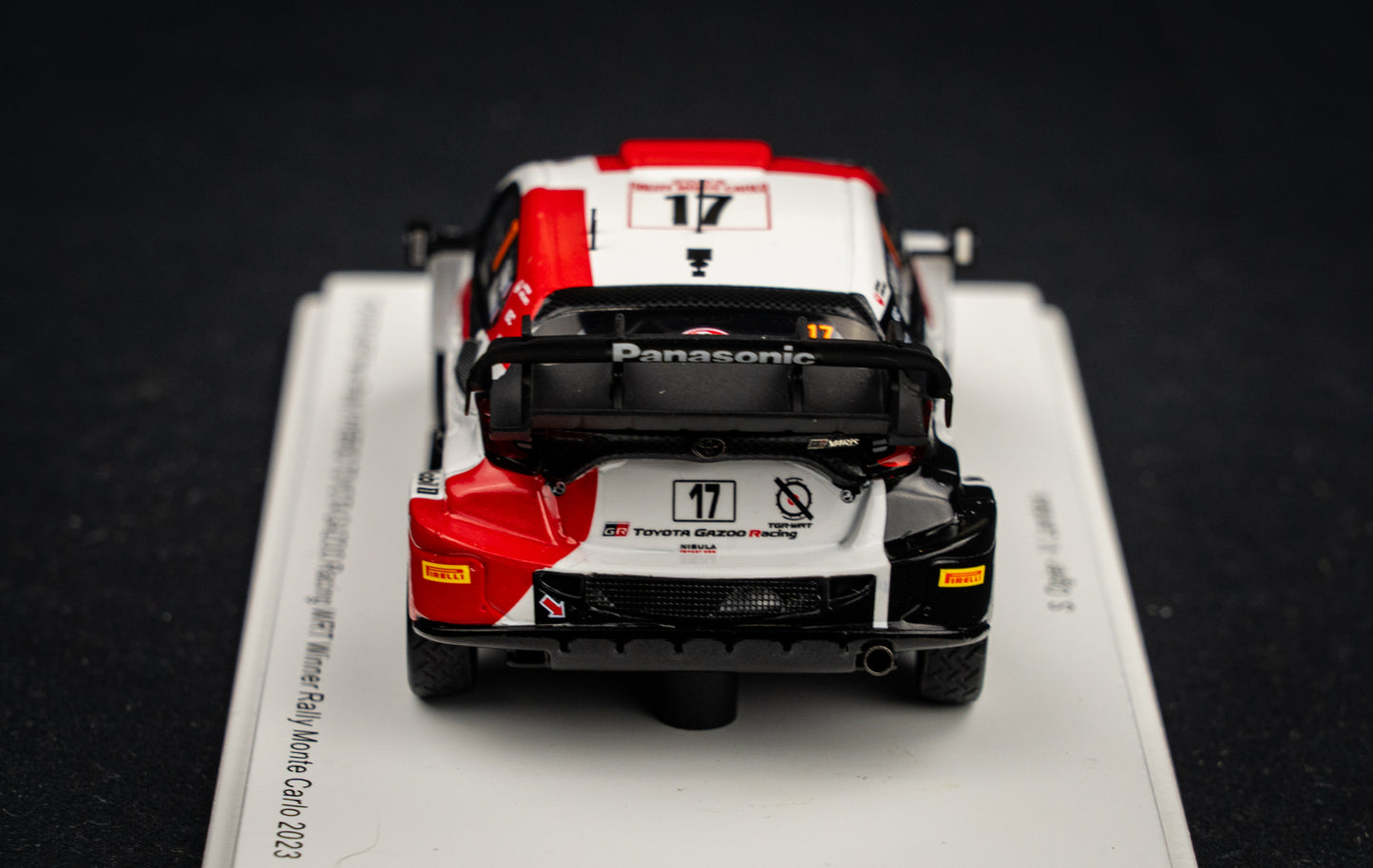 Toyota GR Yaris Rallye1 #17 Ogier / Landais - Winner Rallye Monte Carlo 2023 - Spark 1:43