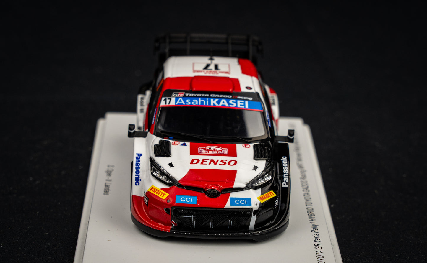Toyota GR Yaris Rallye1 #17 Ogier / Landais - Winner Rallye Monte Carlo 2023 - Spark 1:43