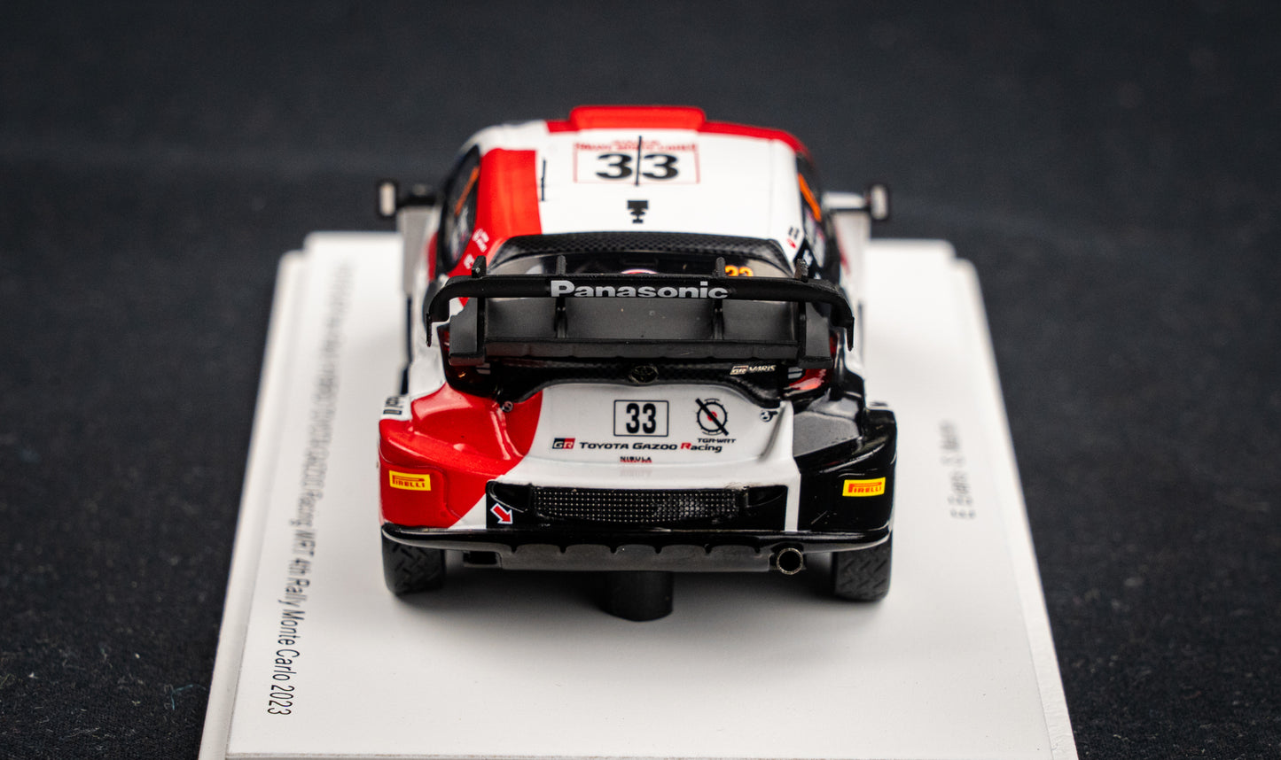 Toyota GR Yaris Rallye1 #33 Evans / Martin - 4th Rallye Monte Carlo 2023 - Spark 1:43