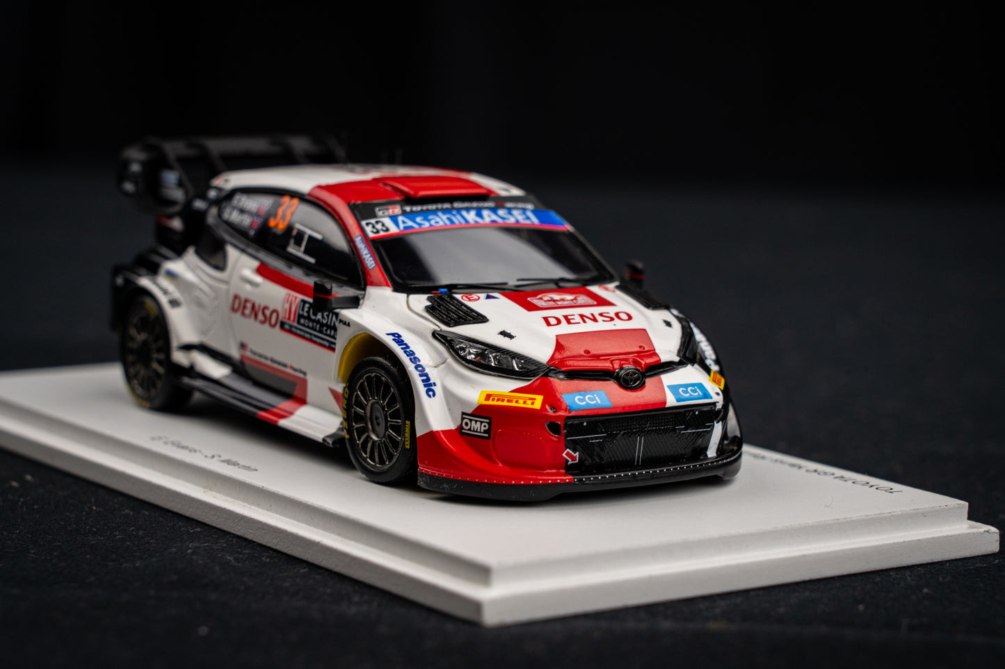 Toyota GR Yaris Rallye1 #33 Evans / Martin - 4th Rallye Monte Carlo 2023 - Spark 1:43