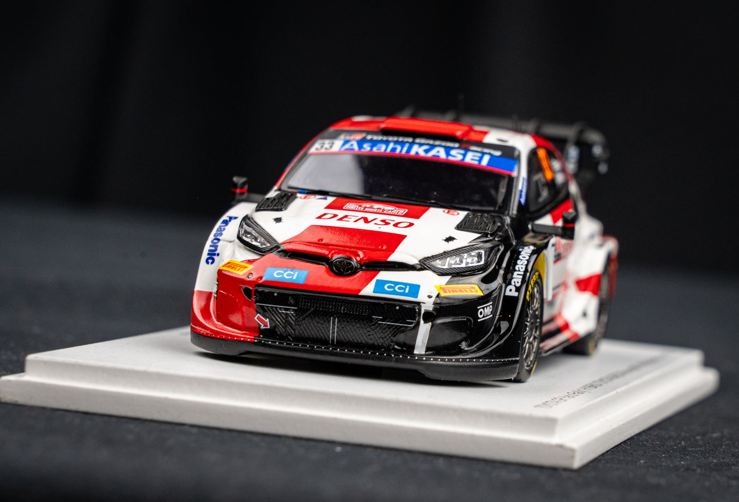 Toyota GR Yaris Rallye1 #33 Evans / Martin - 4th Rallye Monte Carlo 2023 - Spark 1:43