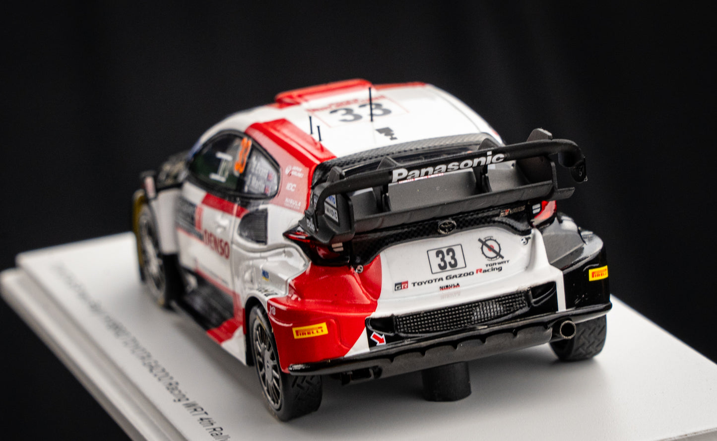 Toyota GR Yaris Rallye1 #33 Evans / Martin - 4th Rallye Monte Carlo 2023 - Spark 1:43