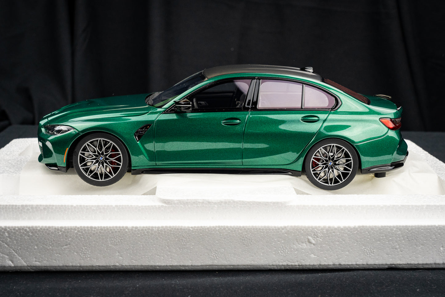 BMW M3 Competition G80 - Isle of Man Green Metalic - lim. 999 pcs. Top Speed 1:18