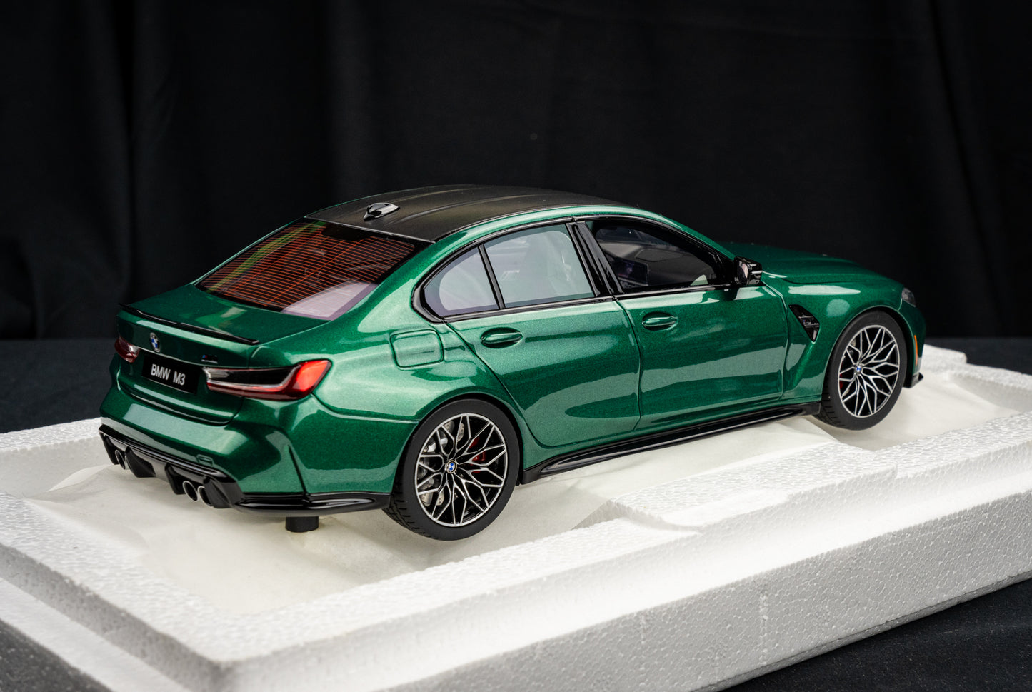 BMW M3 Competition G80 - Isle of Man Green Metalic - lim. 999 pcs. Top Speed 1:18