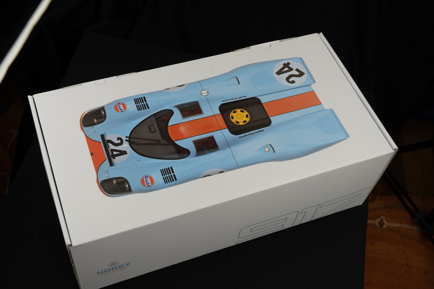 Porsche 917K #24 Gulf Livery - Siffert / Redman - 1000km Spa Francorchamps 1970 - Norev 1:12