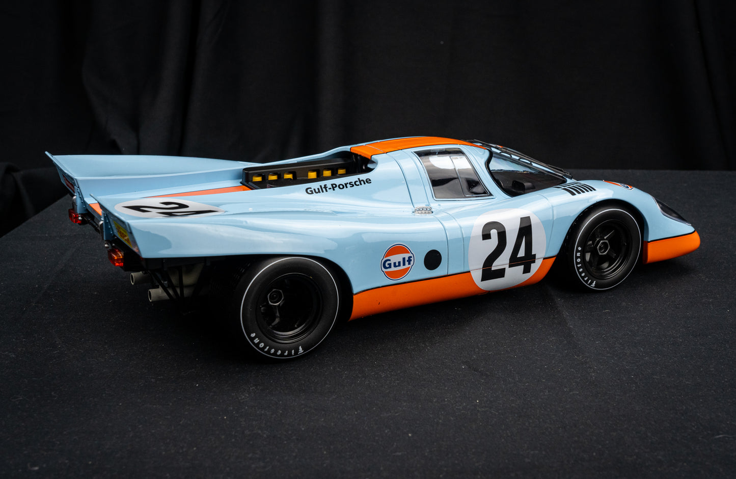 Porsche 917K #24 Gulf Livery - Siffert / Redman - 1000km Spa Francorchamps 1970 - Norev 1:12