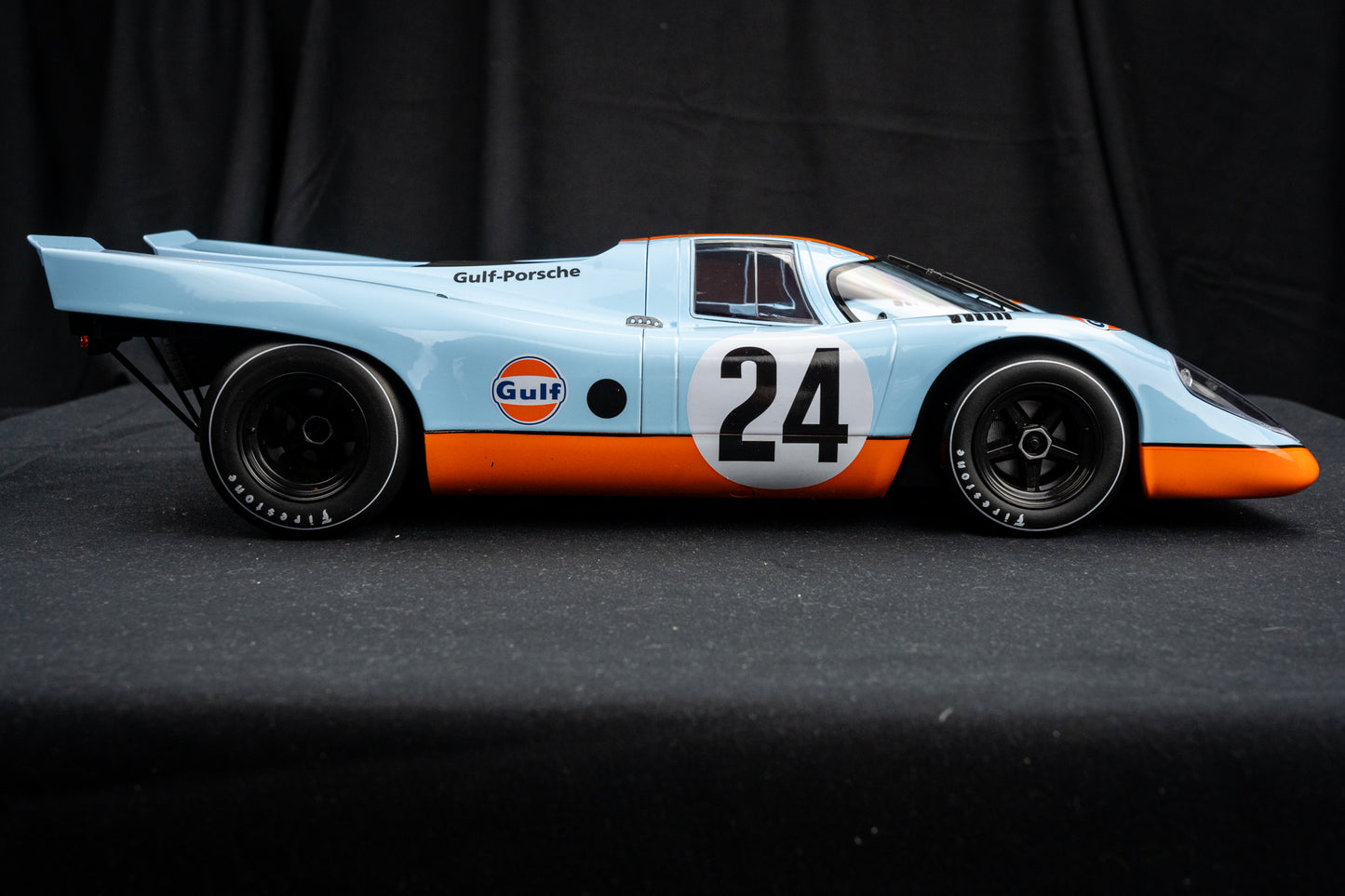 Porsche 917K #24 Gulf Livery - Siffert / Redman - 1000km Spa Francorchamps 1970 - Norev 1:12