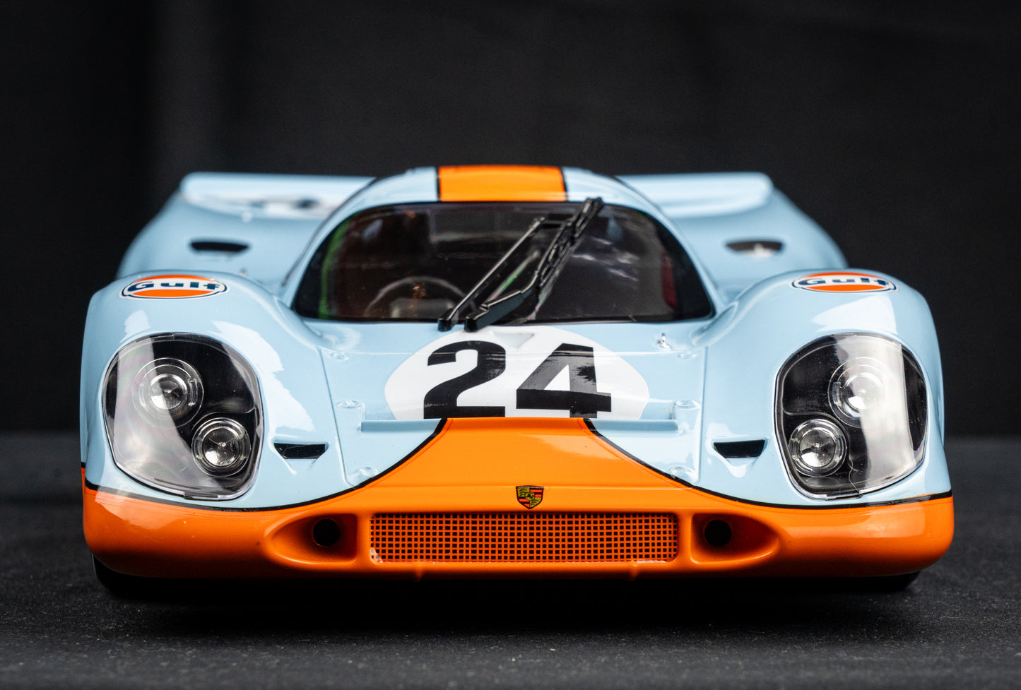 Porsche 917K #24 Gulf Livery - Siffert / Redman - 1000km Spa Francorchamps 1970 - Norev 1:12