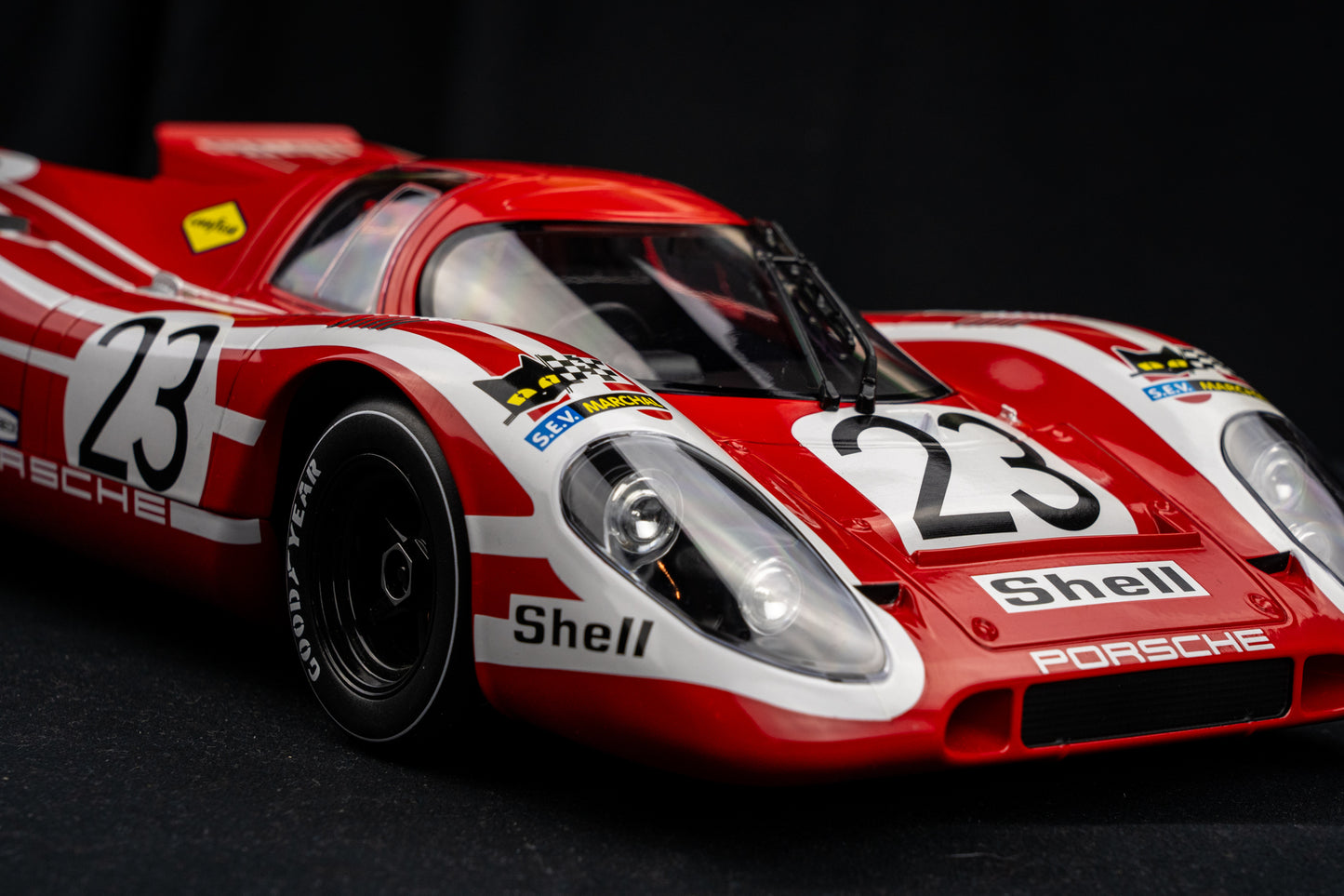 Porsche 917K #23 Porsche Salzburg - Attwood / Herrmann - Sieger 24h LeMans 1970 - Norev 1:12