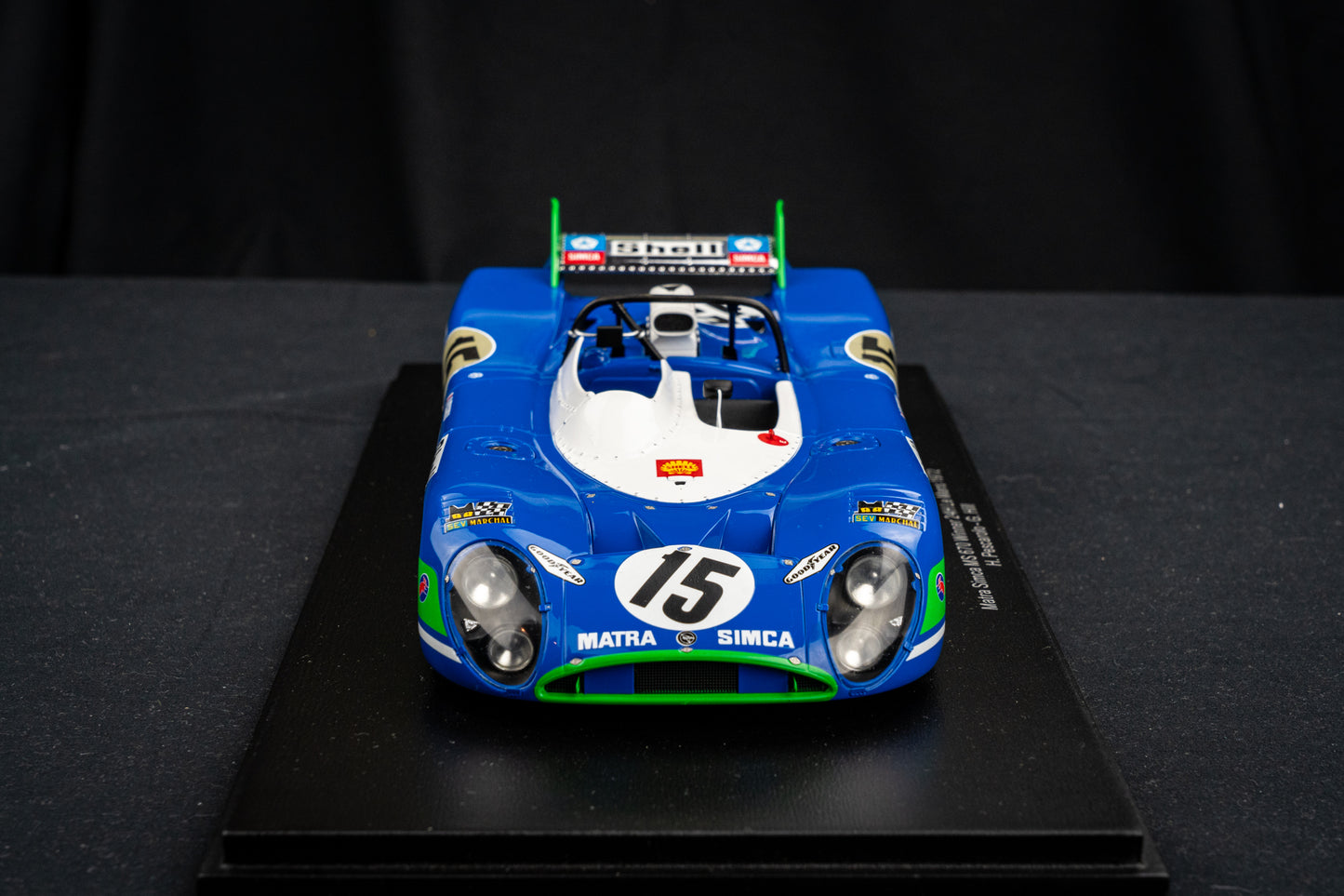 Matra Simca MS670 #15 Pescarolo / Hill Sieger 24h LeMans 1972 1:18 Spark