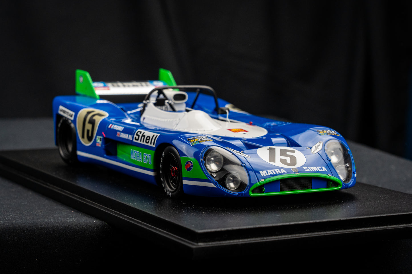 Matra Simca MS670 #15 Pescarolo / Hill Sieger 24h LeMans 1972 1:18 Spark