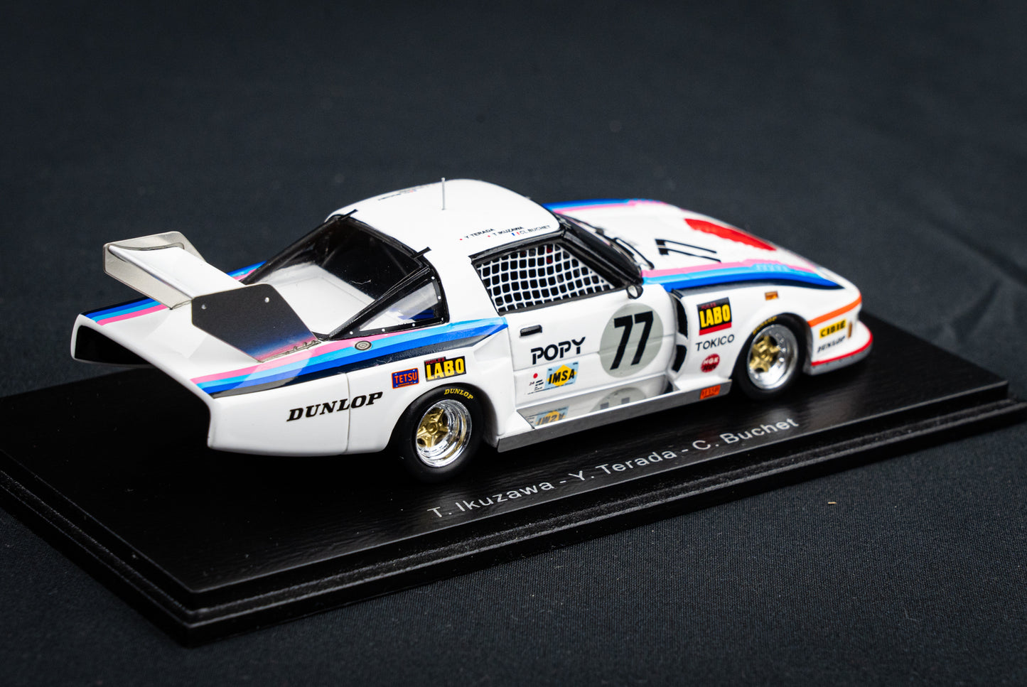 Mazda RX7 #77 24h LeMans 1976 - Ikuzawa / Terada / Buchet - Spark 1:43