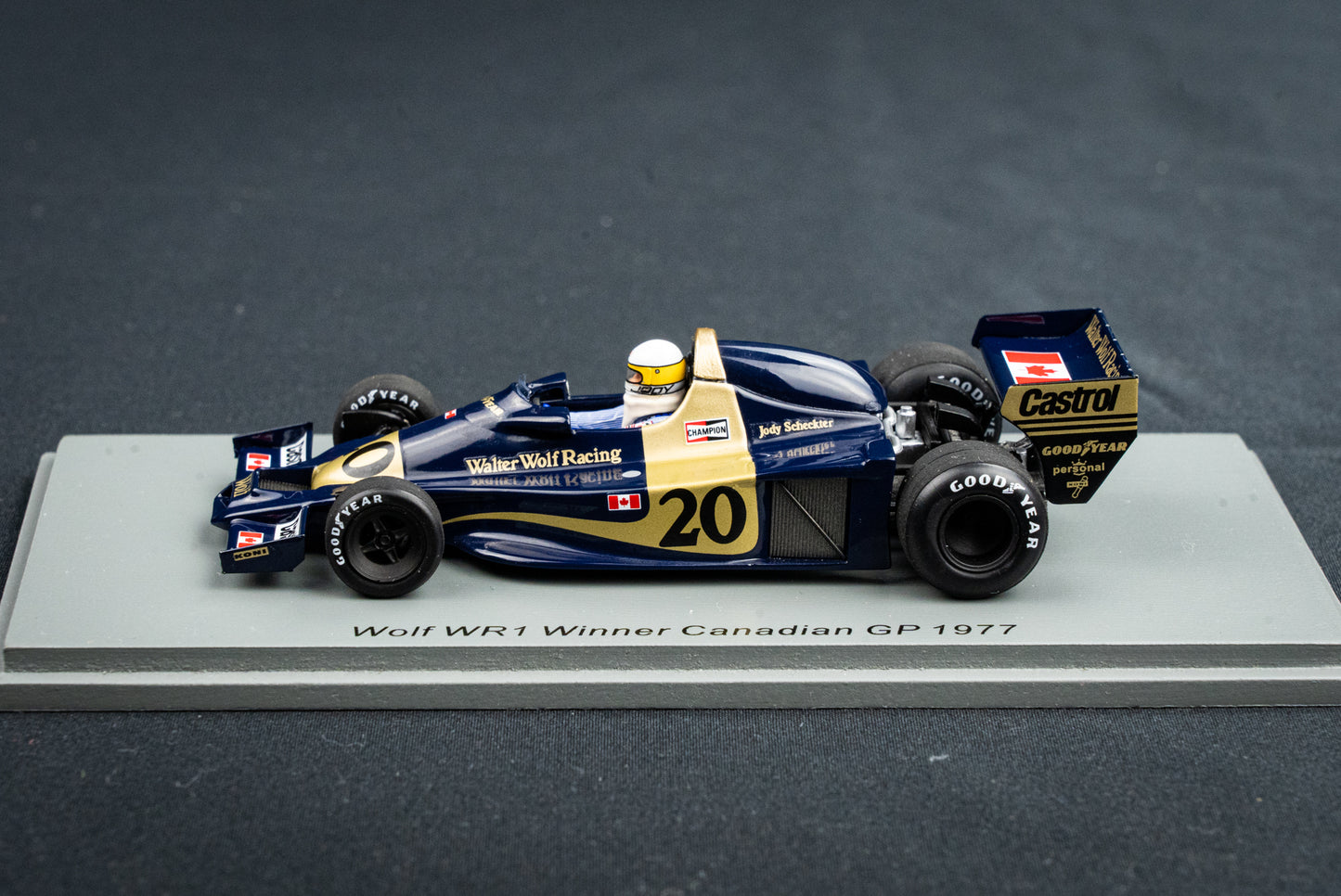 Wolf WR1 #20 Jody Scheckter - Sieger GP Canada 1977 Spark 1:43