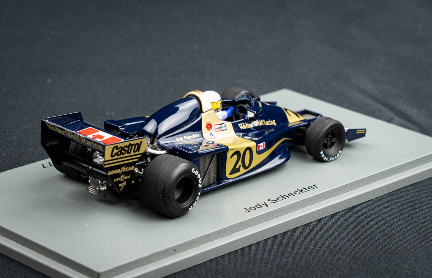 Wolf WR1 #20 Jody Scheckter - Sieger GP Canada 1977 Spark 1:43