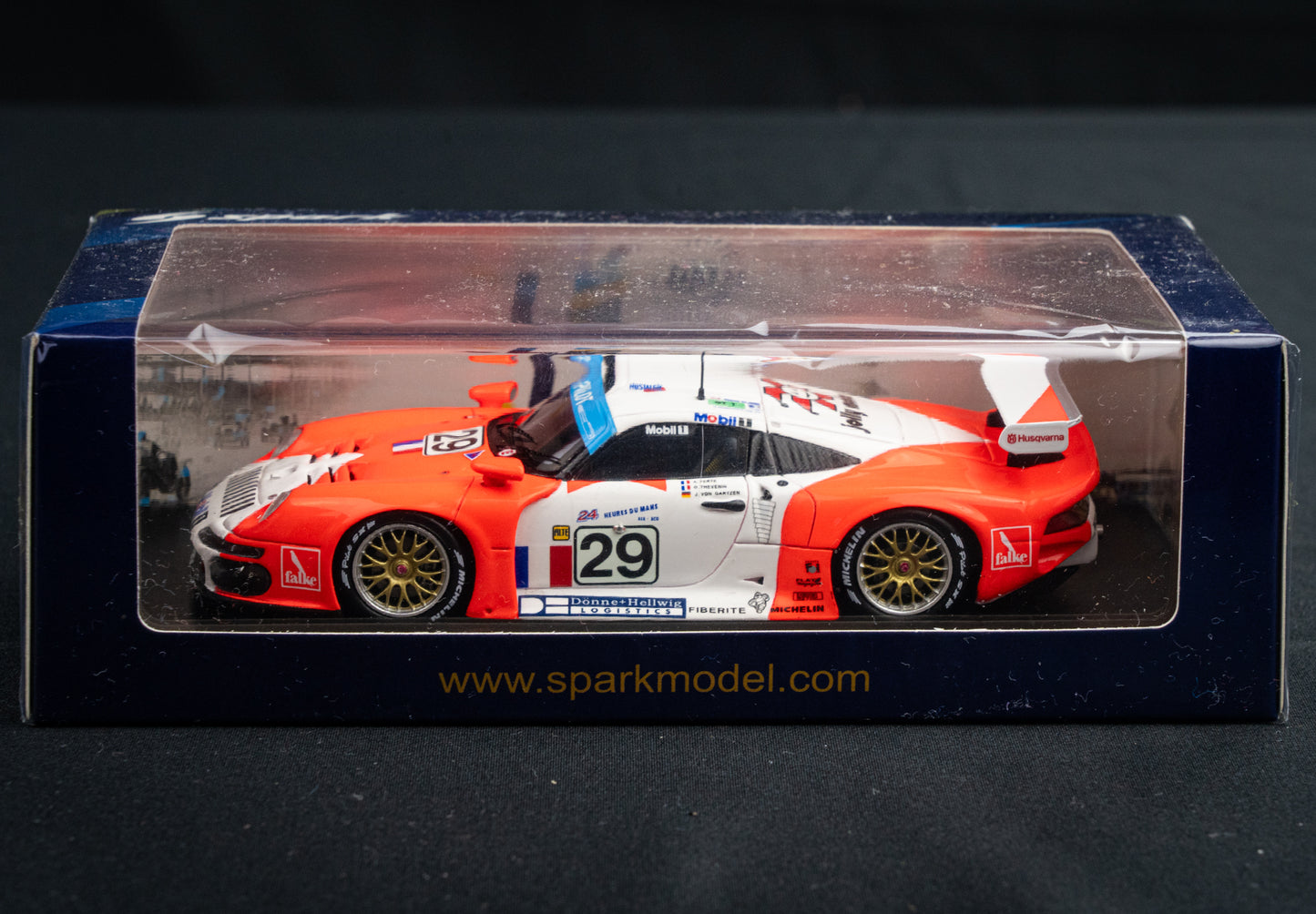 Porsche 911 GT1 #29 Ferte / Thevenin / von Gartzen - 24h LeMans 1997 - Spark 1:43