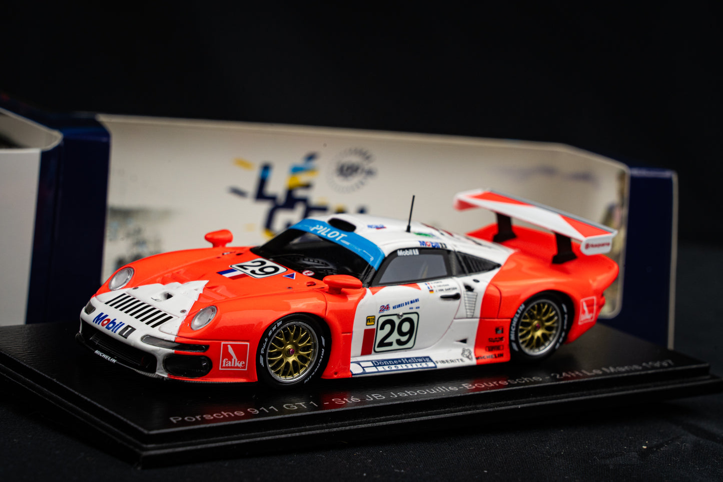 Porsche 911 GT1 #29 Ferte / Thevenin / von Gartzen - 24h LeMans 1997 - Spark 1:43