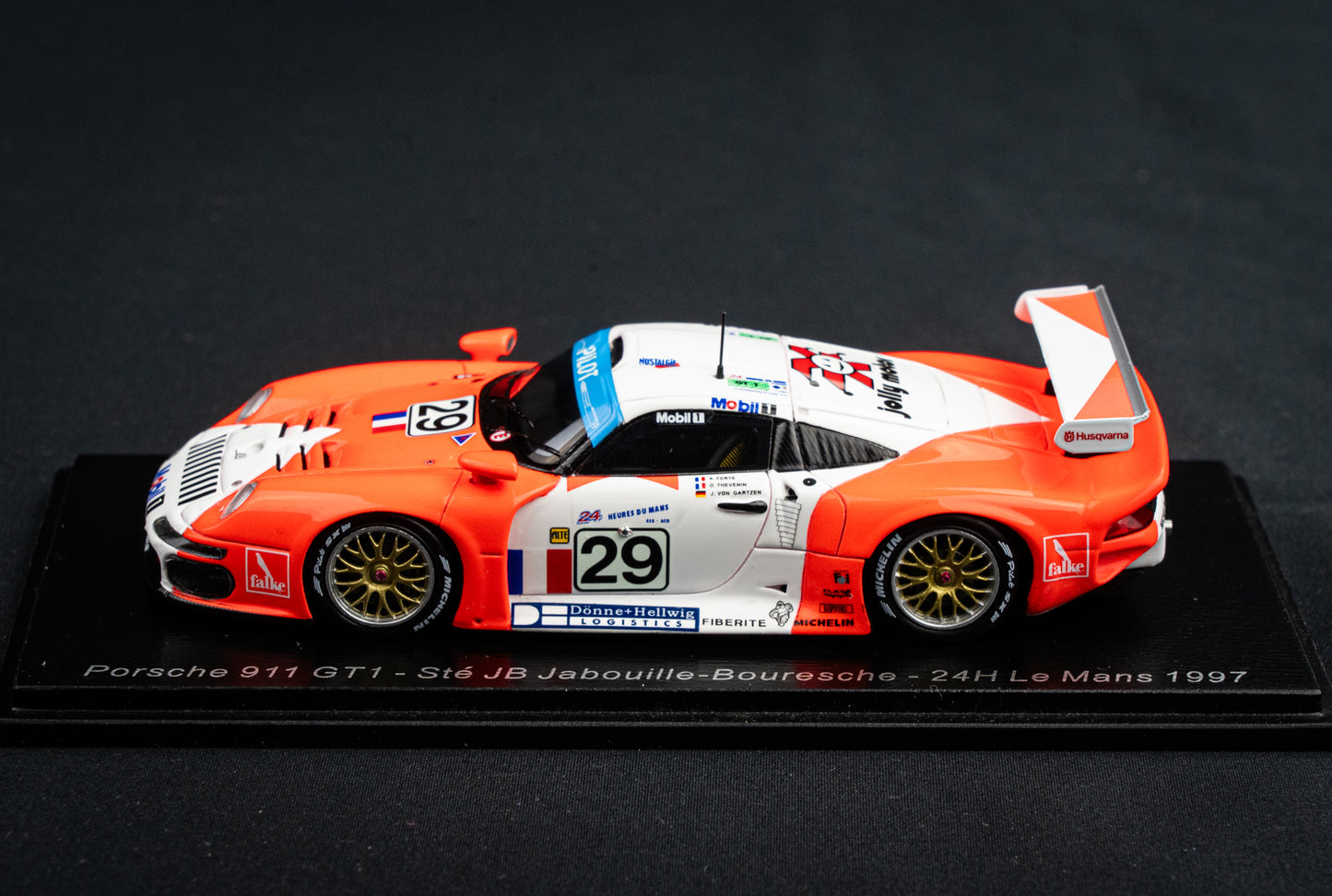 Porsche 911 GT1 #29 Ferte / Thevenin / von Gartzen - 24h LeMans 1997 - Spark 1:43
