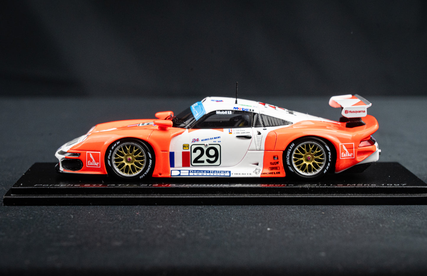 Porsche 911 GT1 #29 Ferte / Thevenin / von Gartzen - 24h LeMans 1997 - Spark 1:43