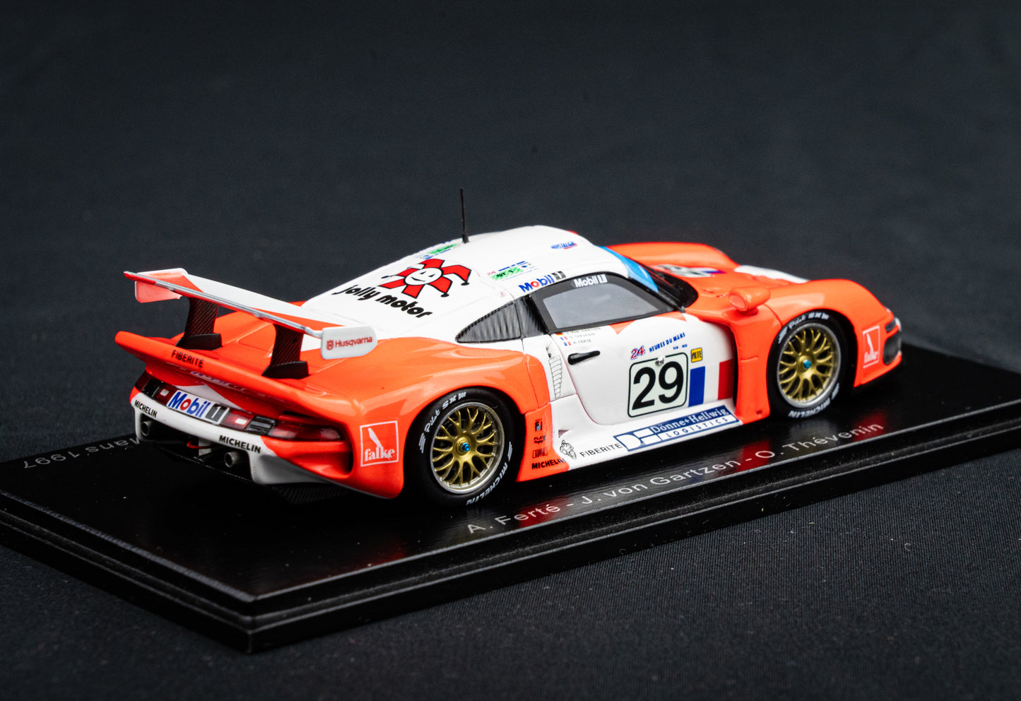 Porsche 911 GT1 #29 Ferte / Thevenin / von Gartzen - 24h LeMans 1997 - Spark 1:43