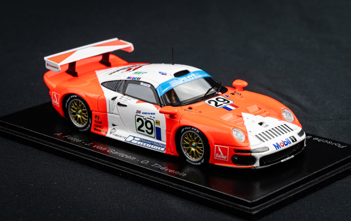 Porsche 911 GT1 #29 Ferte / Thevenin / von Gartzen - 24h LeMans 1997 - Spark 1:43