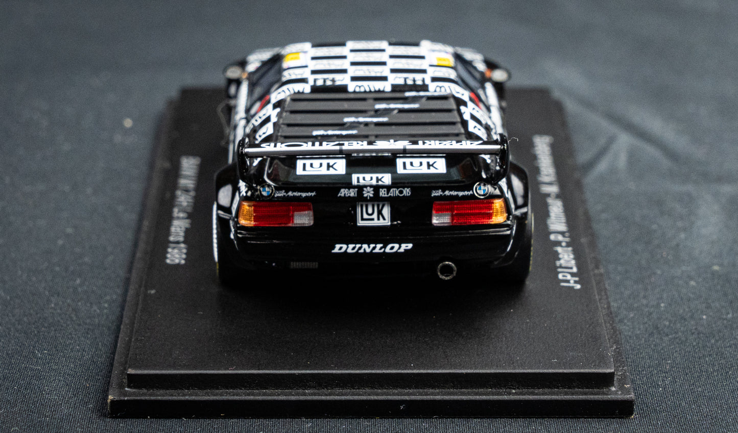 BMW M1 #111 Libert / Witmeur / Krankenberg - 24h LeMans 1986 - Spark 1:43