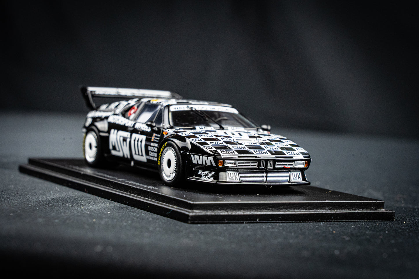 BMW M1 #111 Libert / Witmeur / Krankenberg - 24h LeMans 1986 - Spark 1:43