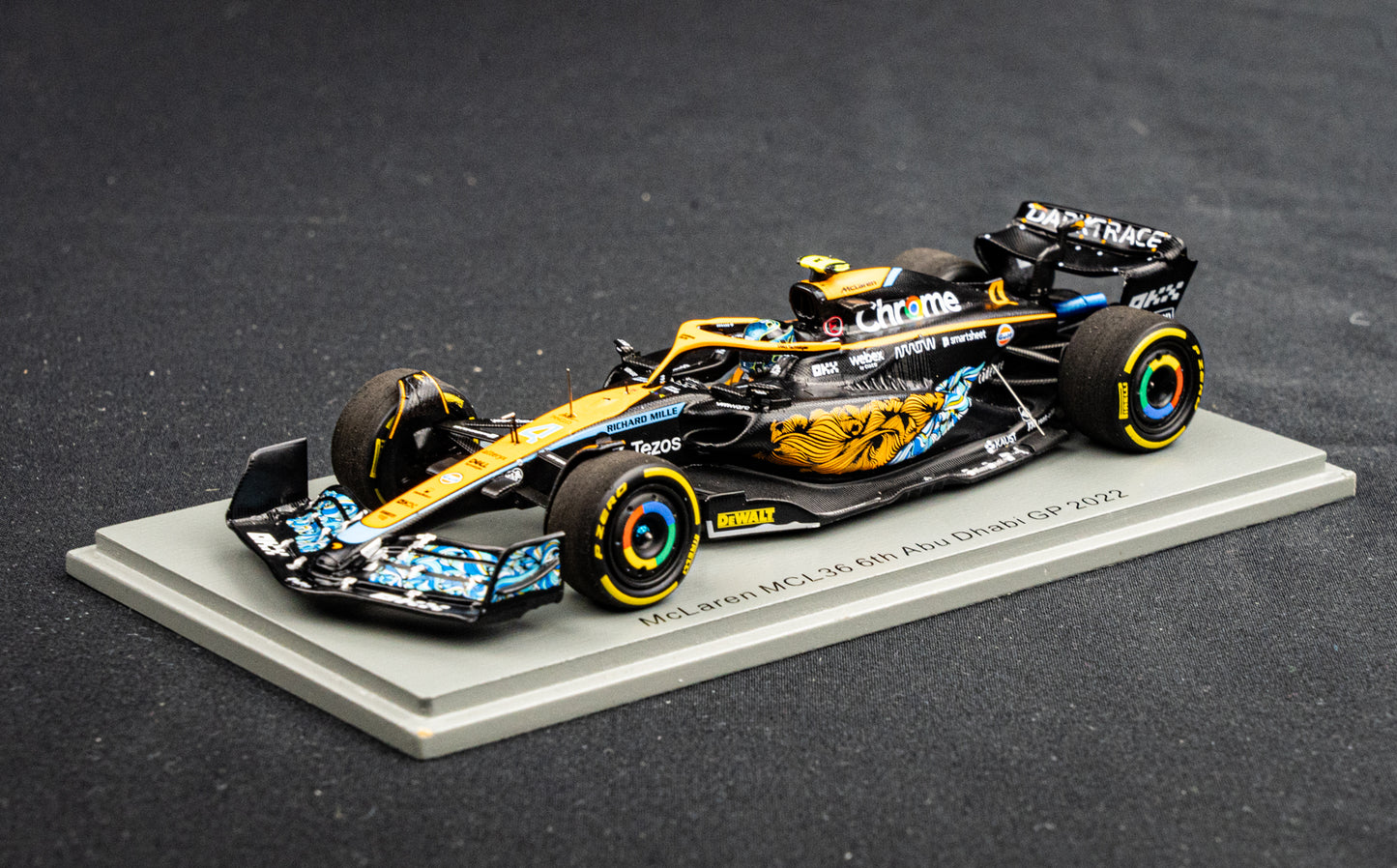 McLaren MCL36 #4 Lando Norris - P6 GP Abu Dhabi 2022  - Spark 1:43